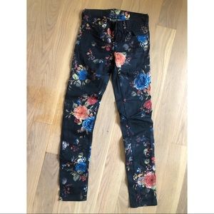 Ralph Lauren Floral Print Jeans